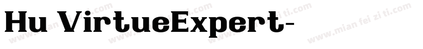 Hu VirtueExpert字体转换